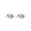 Minimalist Knot Design Silver Stud Earrings - Image 8