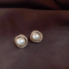 Fashion Dual Pearl Stud Earrings - Image 5