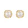Fashion Dual Pearl Stud Earrings - Image 6